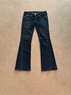 True Religion Dark Blue Flare Jeans